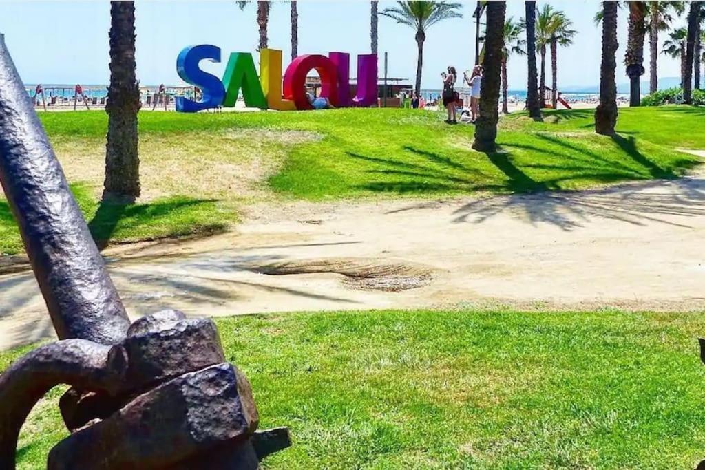 Apartamento En Complejo Residencial, Con Piscina. Salou Bagian luar foto